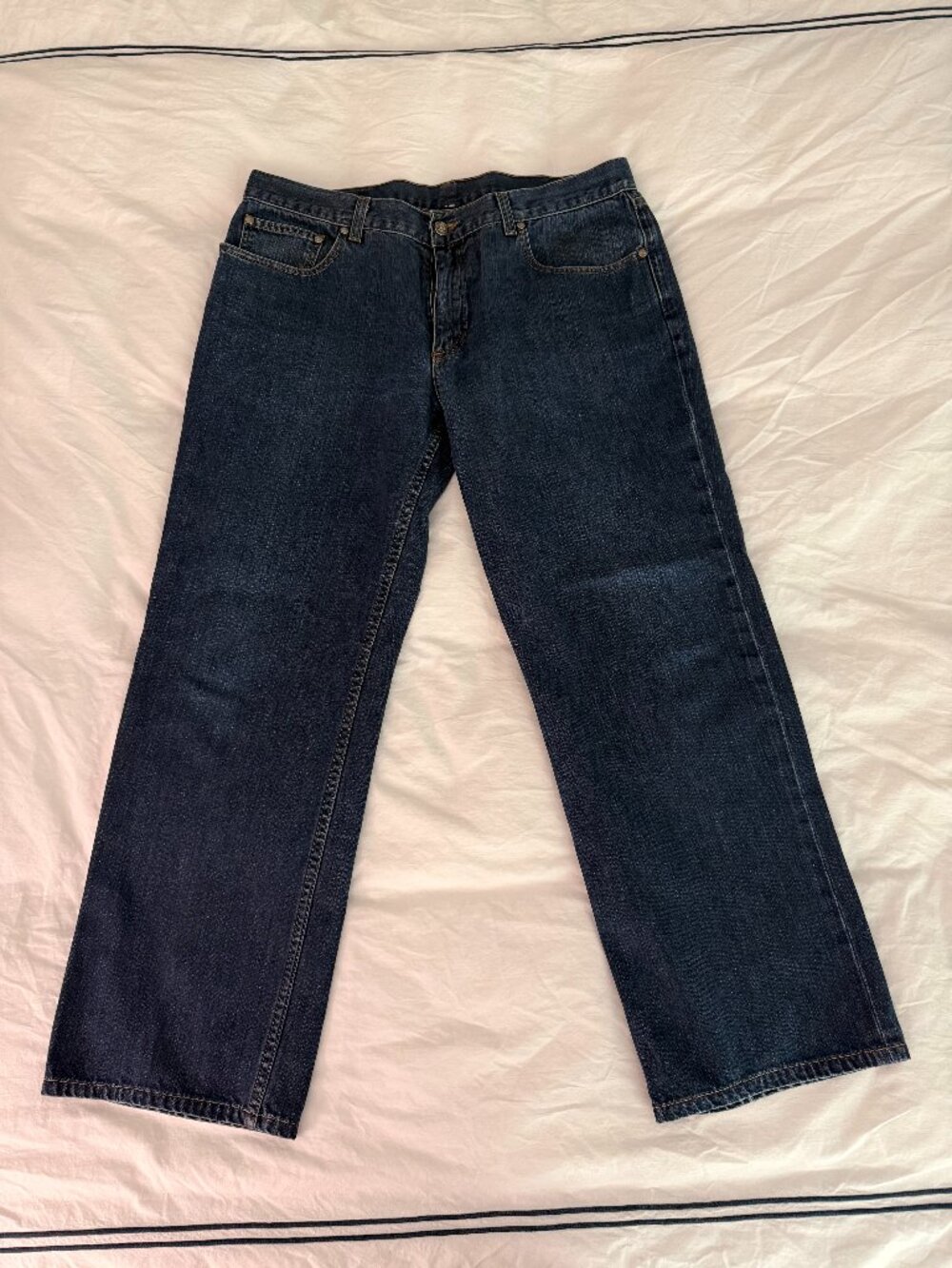 Brooks Brothers Made in USA Supima Cotton Relaxed Fit Jeans 35 x 26
